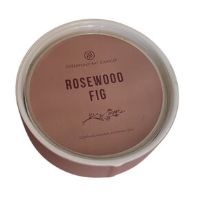 Chesapeake Bay Rosewood Fig Candle - Soft Pink